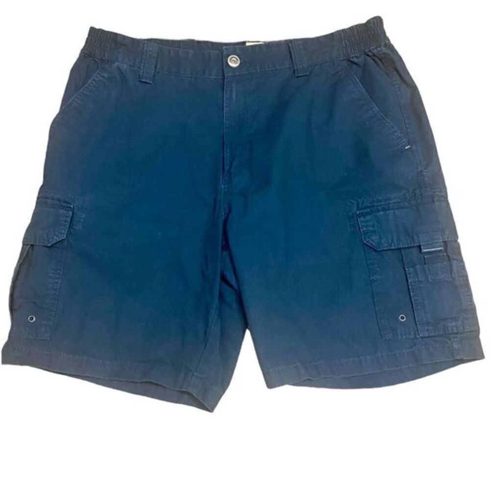 Red Head Men’s Navy Blue Cargo Shorts Size 38 Outdoor Casual Pockets